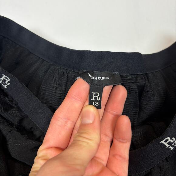 $1,095 R13 Midi Handkerchief Distressed Skirt Women's Small Whimsygoth - Picture 4 of 11